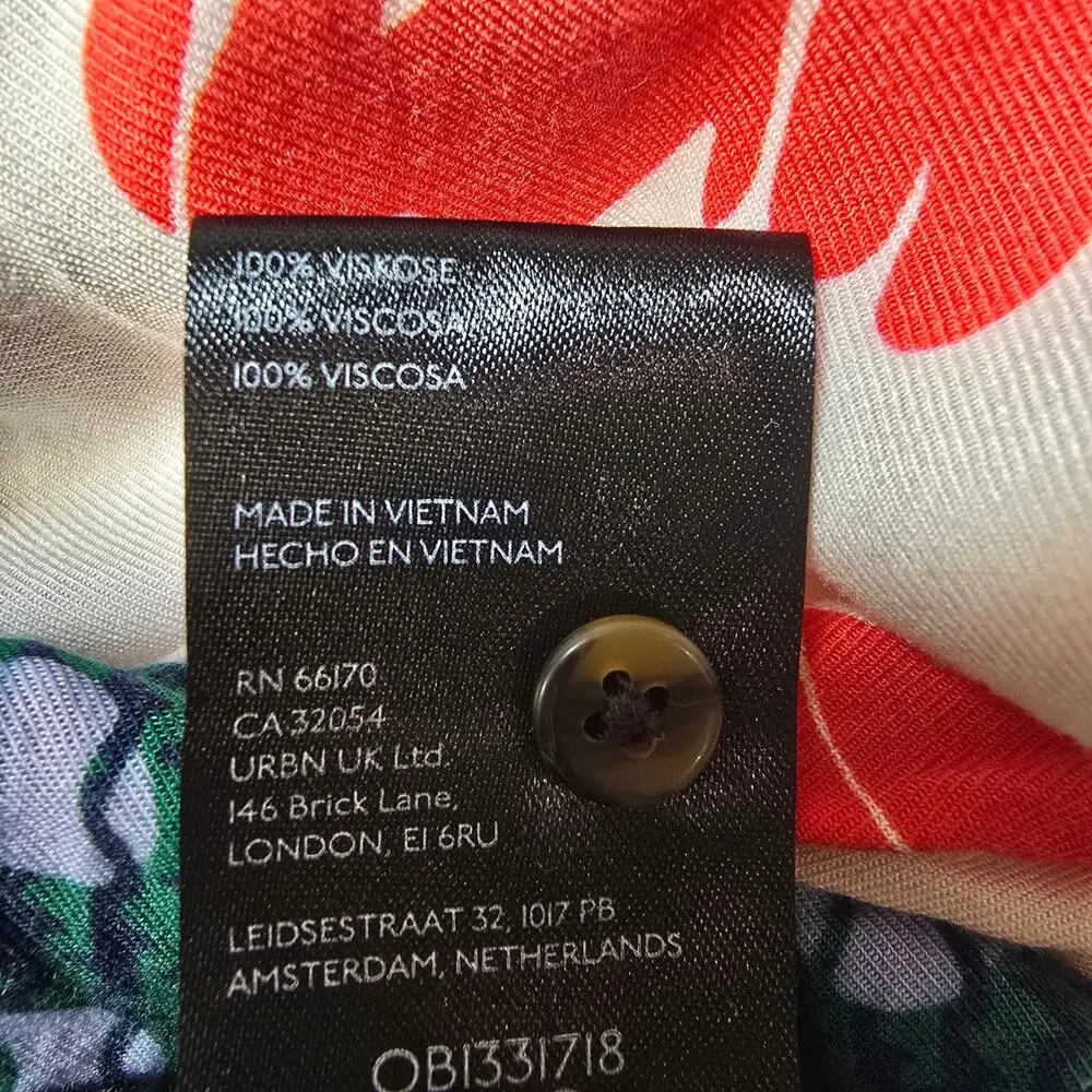 Anthropologie Maeve Paz Contrast Button-Down.  Size M. Retails $128 - Picture 11 of 12